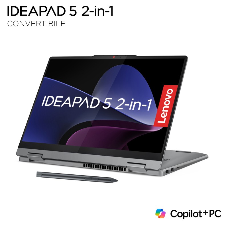 Lenovo IdeaPad 5 2-in-1 Intel® Core™ i5 i5-13420H Híbrido (2-en-1) 35,6 cm (14") Pantalla táctil WUXGA 16 GB LPDDR5x-SDRAM 512