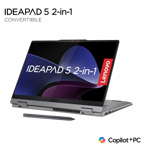 Lenovo IdeaPad 5 2-in-1 Intel® Core™ i5 i5-13420H Híbrido (2-en-1) 35,6 cm (14") Pantalla táctil WUXGA 16 GB LPDDR5x-SDRAM 512