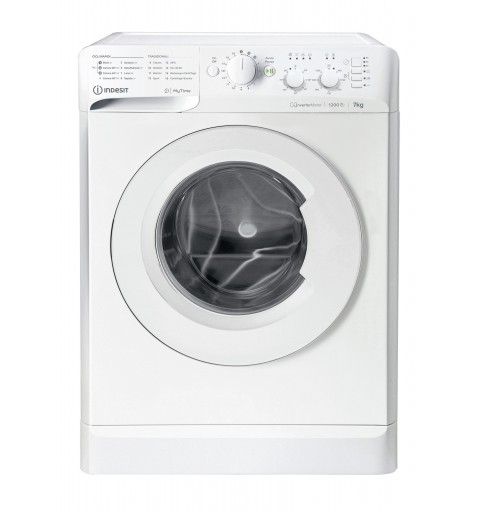 Indesit MTWC 71296 W IT lavadora Carga frontal 7 kg 1200 RPM Blanco