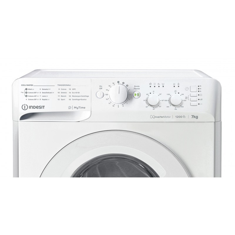 Indesit MTWC 71296 W IT lavadora Carga frontal 7 kg 1200 RPM Blanco