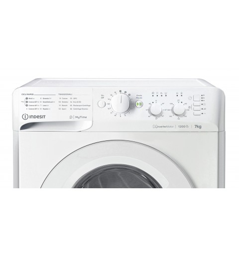 Indesit MTWC 71296 W IT lavadora Carga frontal 7 kg 1200 RPM Blanco