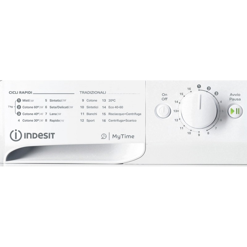 Indesit MTWC 71296 W IT lavadora Carga frontal 7 kg 1200 RPM Blanco