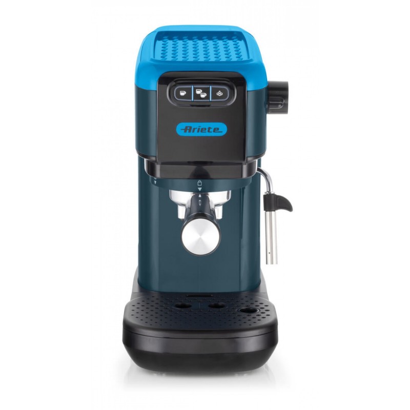 Ariete 1399 Macchina da caffè espresso Sky Blue, Per polvere e cialde ESE, 1300 W, Capacità 1,1L, 15 bar di pressione, Filtro