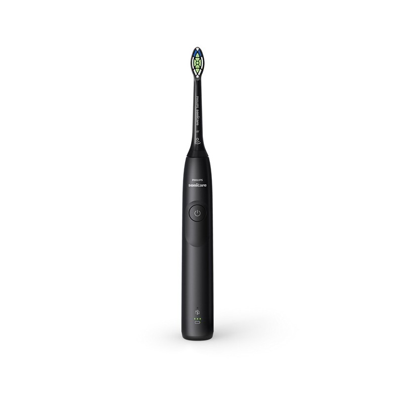 Philips 5300 Series Sonicare spazzolino elettrico sonico con base di ricarica e custodia, 2 livelli di intensità, sensore di