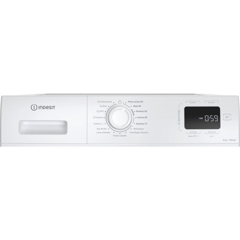 Indesit IM 642B MY TIME IT machine à laver Charge avant 6 kg 1200 tr min Blanc