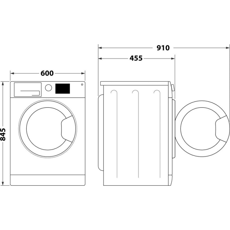 Indesit IM 642B MY TIME IT machine à laver Charge avant 6 kg 1200 tr min Blanc