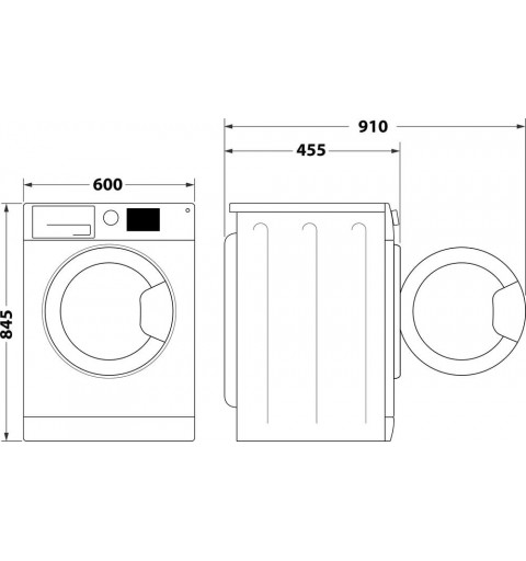 Indesit IM 642B MY TIME IT machine à laver Charge avant 6 kg 1200 tr min Blanc