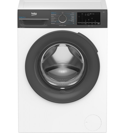 Beko b300 BMEUWSU4721A machine à laver Charge avant 7 kg 1200 tr min Noir, Blanc