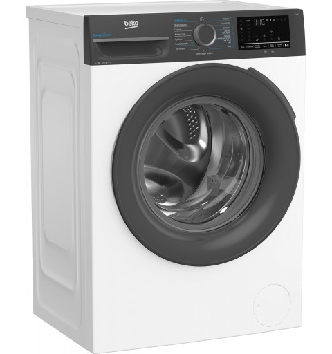 Beko b300 BMEUWSU4721A machine à laver Charge avant 7 kg 1200 tr min Noir, Blanc