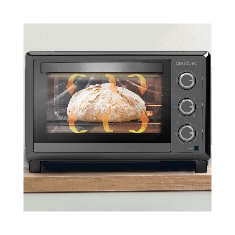 Cecotec 03818 Backofen 26 l 1500 W Schwarz