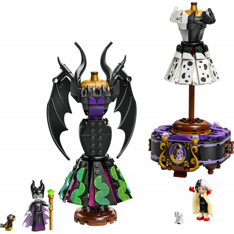 LEGO Maleficent's and Cruella De Vil's Dresses