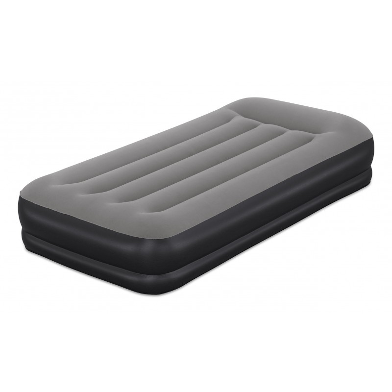 Bestway Matelas gonflable Tritech une personne Twin avec pompe USB intégrée 1,91 m x 97 cm x 36 cm