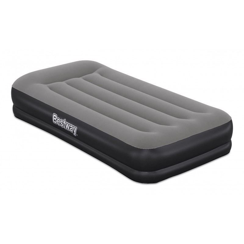 Bestway Matelas gonflable Tritech une personne Twin avec pompe USB intégrée 1,91 m x 97 cm x 36 cm