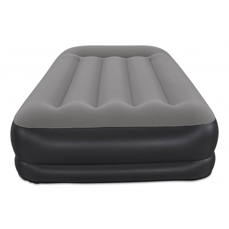 Bestway Matelas gonflable Tritech une personne Twin avec pompe USB intégrée 1,91 m x 97 cm x 36 cm