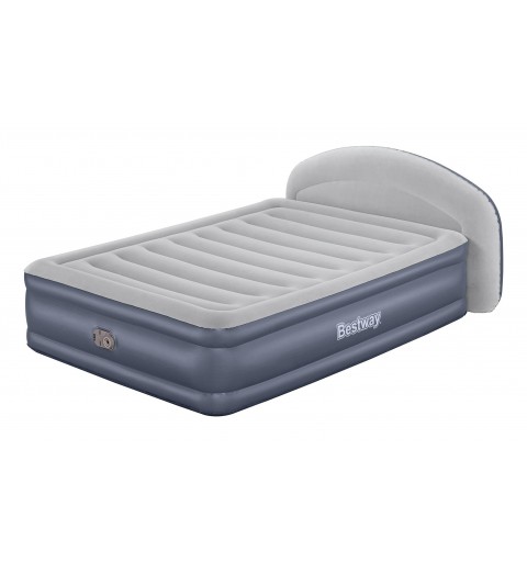 Bestway Tritech LoungeLux Headboard Queen Air Mattress with Built-in AC Pump 2.29 m x 1.52 m x 84 cm