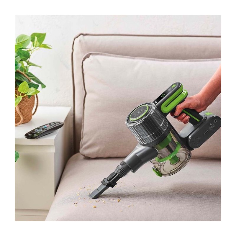 Polti Forzaspira D-Power SR500 Aspirapolvere a bastone 2 in 1 Batteria Secco EPA Senza sacchetto Verde