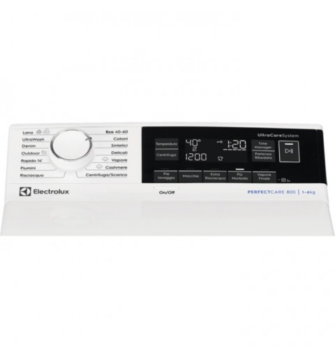 Electrolux EW8T363A lavatrice Caricamento dall'alto 6 kg 1251 Giri min Bianco