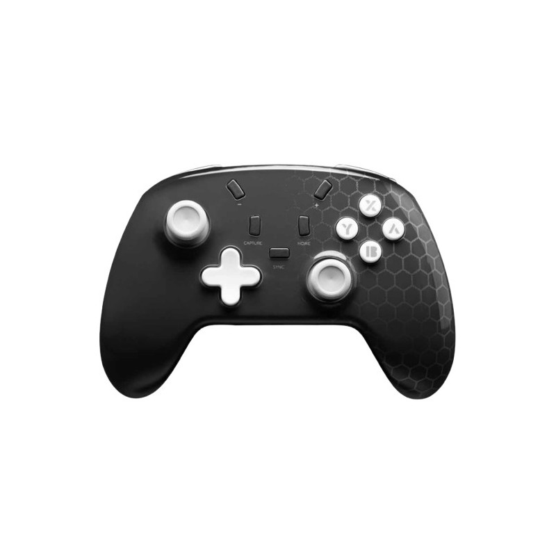 Qubick COSW0002 accessoire de jeux vidéo Noir, Blanc Manette de jeu Analogique Numérique Nintendo Switch