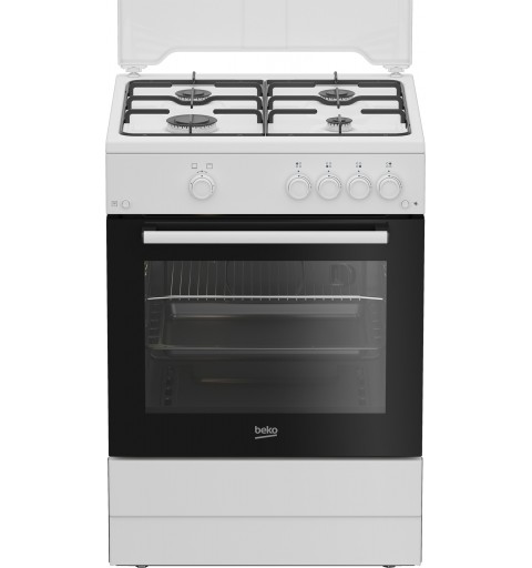 Beko FBG62010DW Freestanding cooker A Gas White