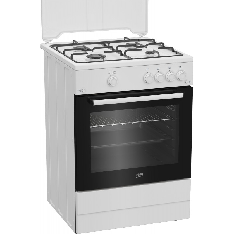 Beko FBG62010DW Freestanding cooker A Gas White