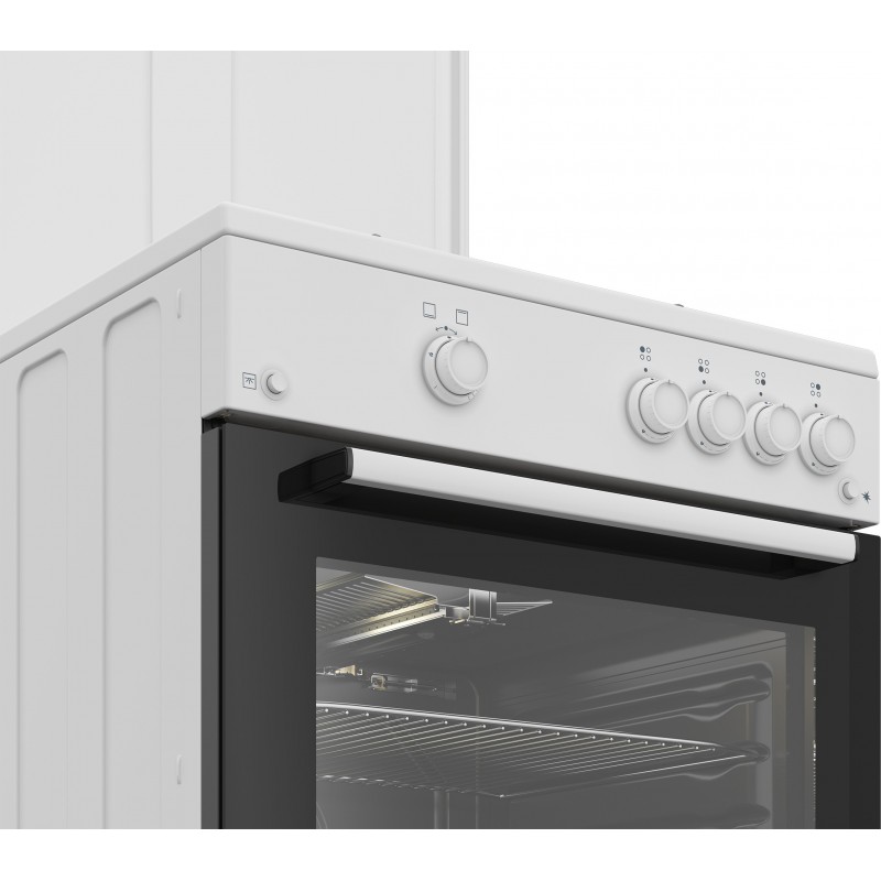 Beko FBG62010DW Freestanding cooker A Gas White