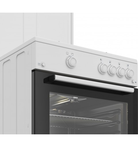 Beko FBG62010DW Freestanding cooker A Gas White