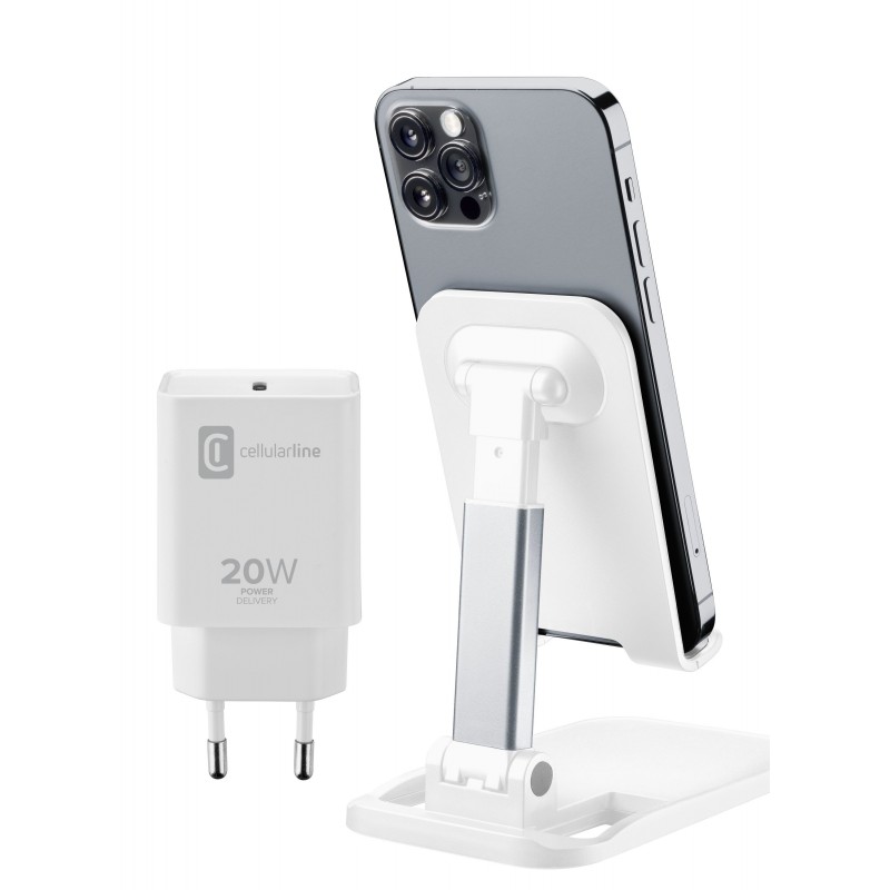 Cellularline Charge & Stand Kit - iPhone 8 or later