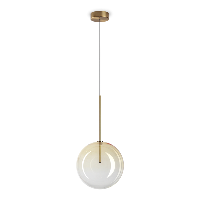 Ideal Lux EQUINOXE SP1 D25 AMBRA SFUMATO Mod. 326368 Lampada A Sospensione 1 Luce