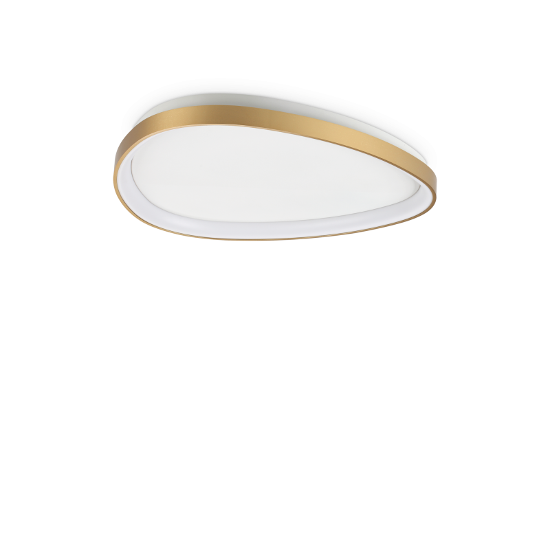 Ideal Lux GEMINI PL D061 ON-OFF OTTONE 2700K Mod. 341484 Lampada Da Soffitto 1 Luce