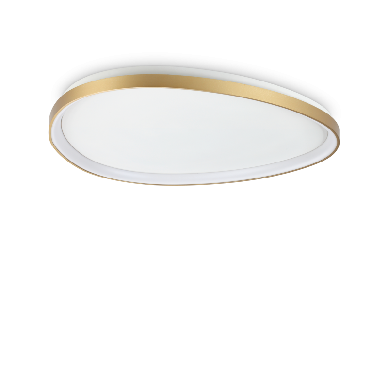 Ideal Lux GEMINI PL D081 ON-OFF OTTONE 2700K Mod. 341514 Lampada Da Soffitto 1 Luce