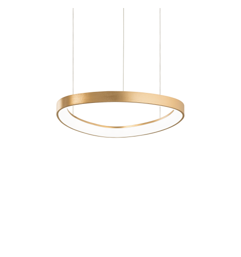 Ideal Lux GEMINI SP D042 ON-OFF OTTONE 2700K Mod. 341545 Lampada A Sospensione 1 Luce