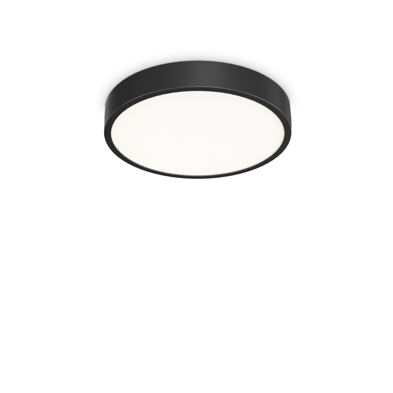 Ideal Lux RAY PL D40 NERO Mod. 327600 Lampada Da Soffitto 1 Luce