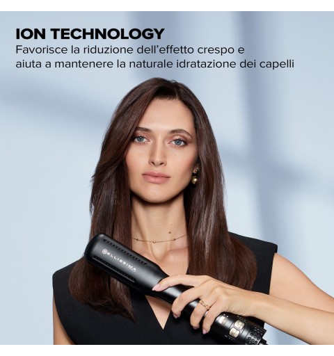 Bellissima Imetec AirSleek, Piastra lisciante 2in1, asciuga e crea un liscio naturale con l'aria, capelli protetti senza calore