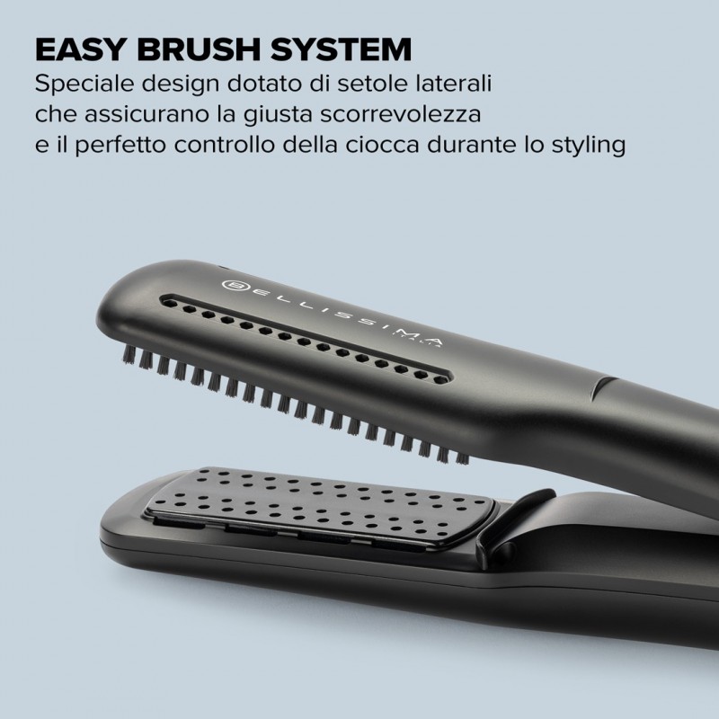 Bellissima Airsleek Plancha de pelo Caliente Negro, Oro 640 W 2 m