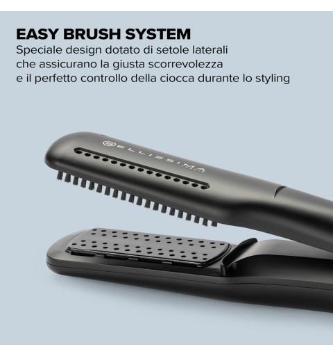 Bellissima Airsleek Plancha de pelo Caliente Negro, Oro 640 W 2 m