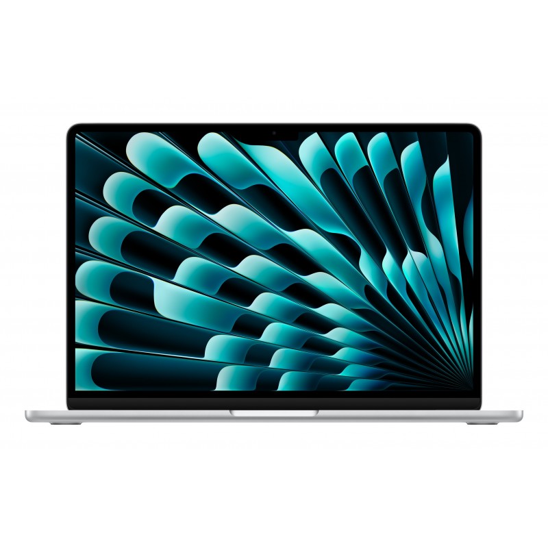 Apple MacBook Air Apple M M4 Ordinateur portable 34,5 cm (13.6") 16 Go 256 Go SSD Wi-Fi 6E (802.11ax) macOS Sequoia Argent