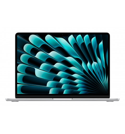 Apple MacBook Air Apple M M4 Laptop 34,5 cm (13.6") 16 GB 256 GB SSD Wi-Fi 6E (802.11ax) macOS Sequoia Silber