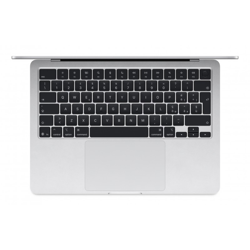 Apple MacBook Air Apple M M4 Ordinateur portable 34,5 cm (13.6") 16 Go 256 Go SSD Wi-Fi 6E (802.11ax) macOS Sequoia Argent