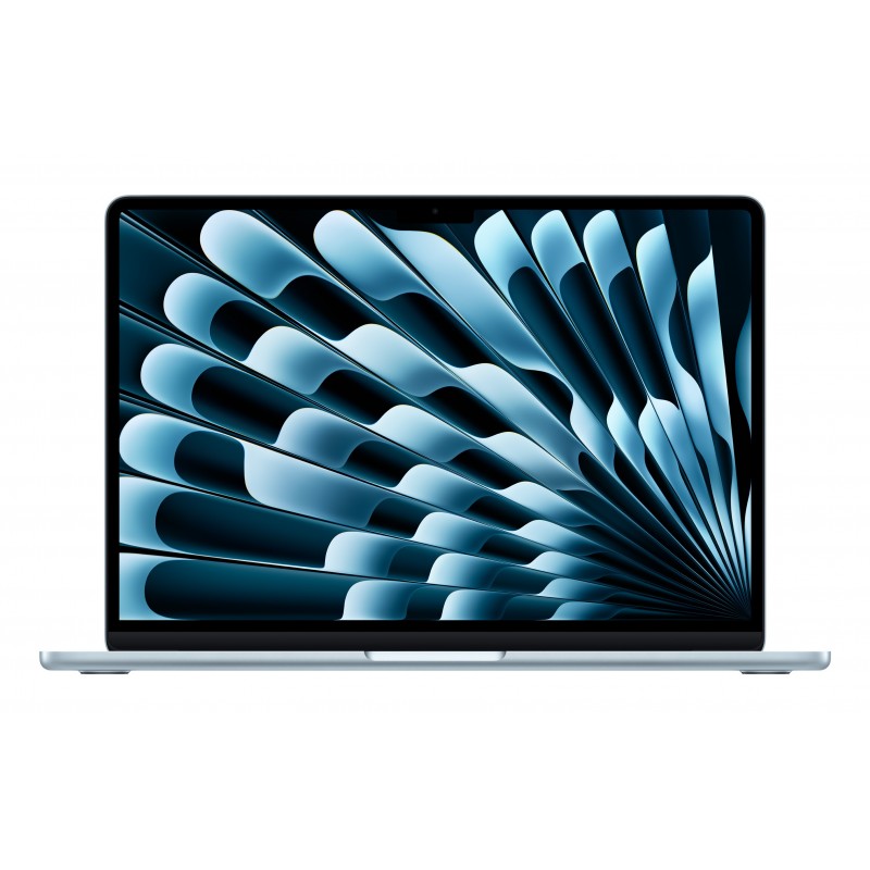 Apple MacBook Air Apple M M4 Ordinateur portable 34,5 cm (13.6") 16 Go 256 Go SSD Wi-Fi 6E (802.11ax) macOS Sequoia Bleu