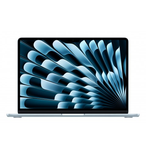 Apple MacBook Air 13-inch M4 chip with 10-core CPU and 8-core GPU, 16GB, 256GB SSD - Sky Blue