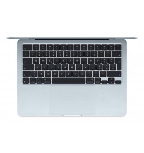 Apple MacBook Air Apple M M4 Laptop 34,5 cm (13.6") 16 GB 256 GB SSD Wi-Fi 6E (802.11ax) macOS Sequoia Blau