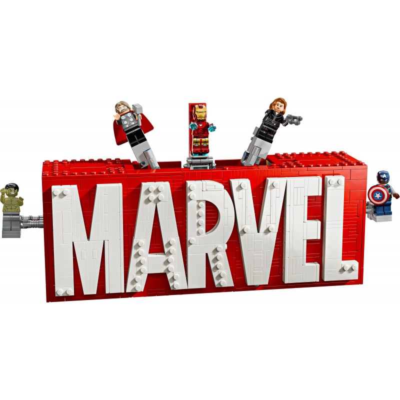 LEGO MARVEL Logo & Minifigures