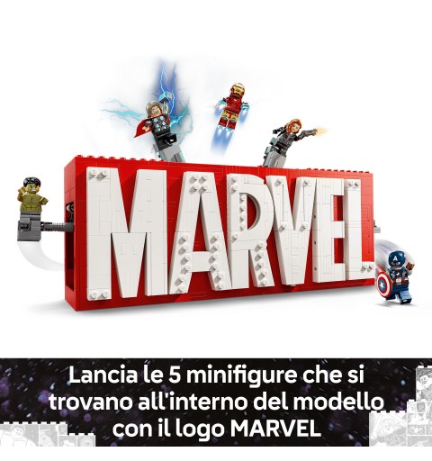 LEGO Logo e Minifigure MARVEL