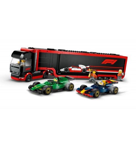 LEGO Autotrasportatore F1® con monoposto RB20 e AMR24 F1®