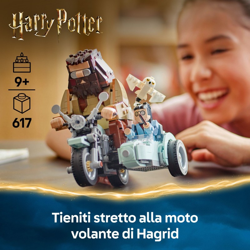 LEGO Giro sul sidecar di Hagrid™ e Harry