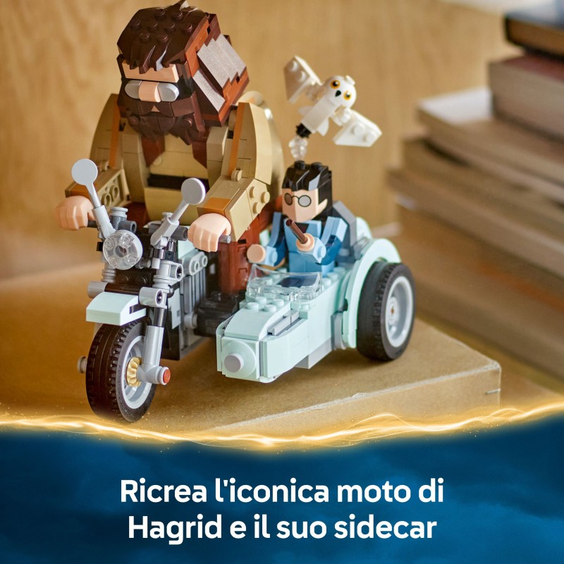 LEGO Giro sul sidecar di Hagrid™ e Harry