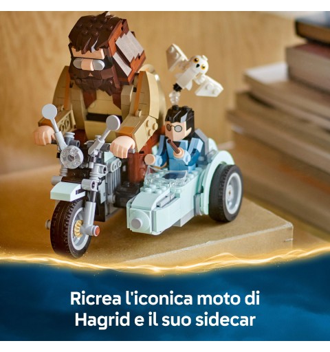 LEGO Giro sul sidecar di Hagrid™ e Harry