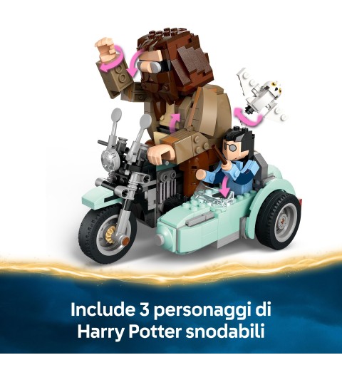 LEGO Giro sul sidecar di Hagrid™ e Harry