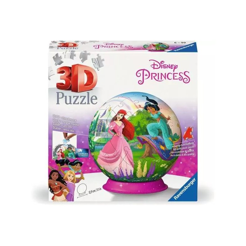 Ravensburger Disney Puzzle 3D Ball 72 p - Princesses