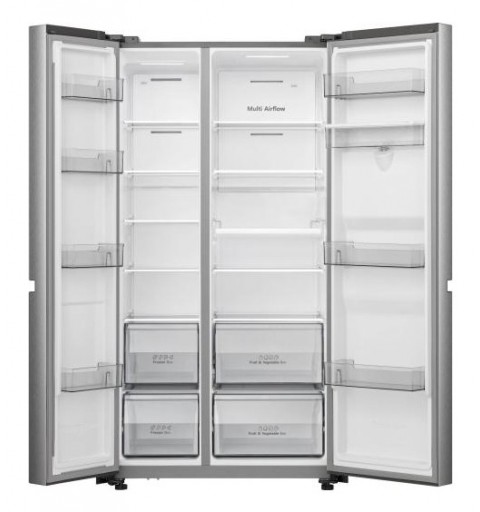 Hisense RS840N4WCE frigorifero side-by-side Libera installazione 649 L E Acciaio inox